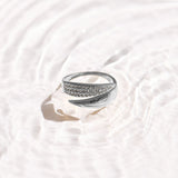 Pavé Crystal Wrap Ring