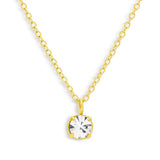 Solitaire Crystal Necklace