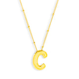 Starburst Initial Necklace