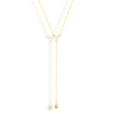 Heart of Stone Lariat Necklace
