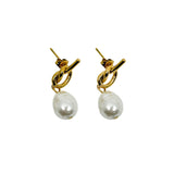 Infinity Pearl Earrings